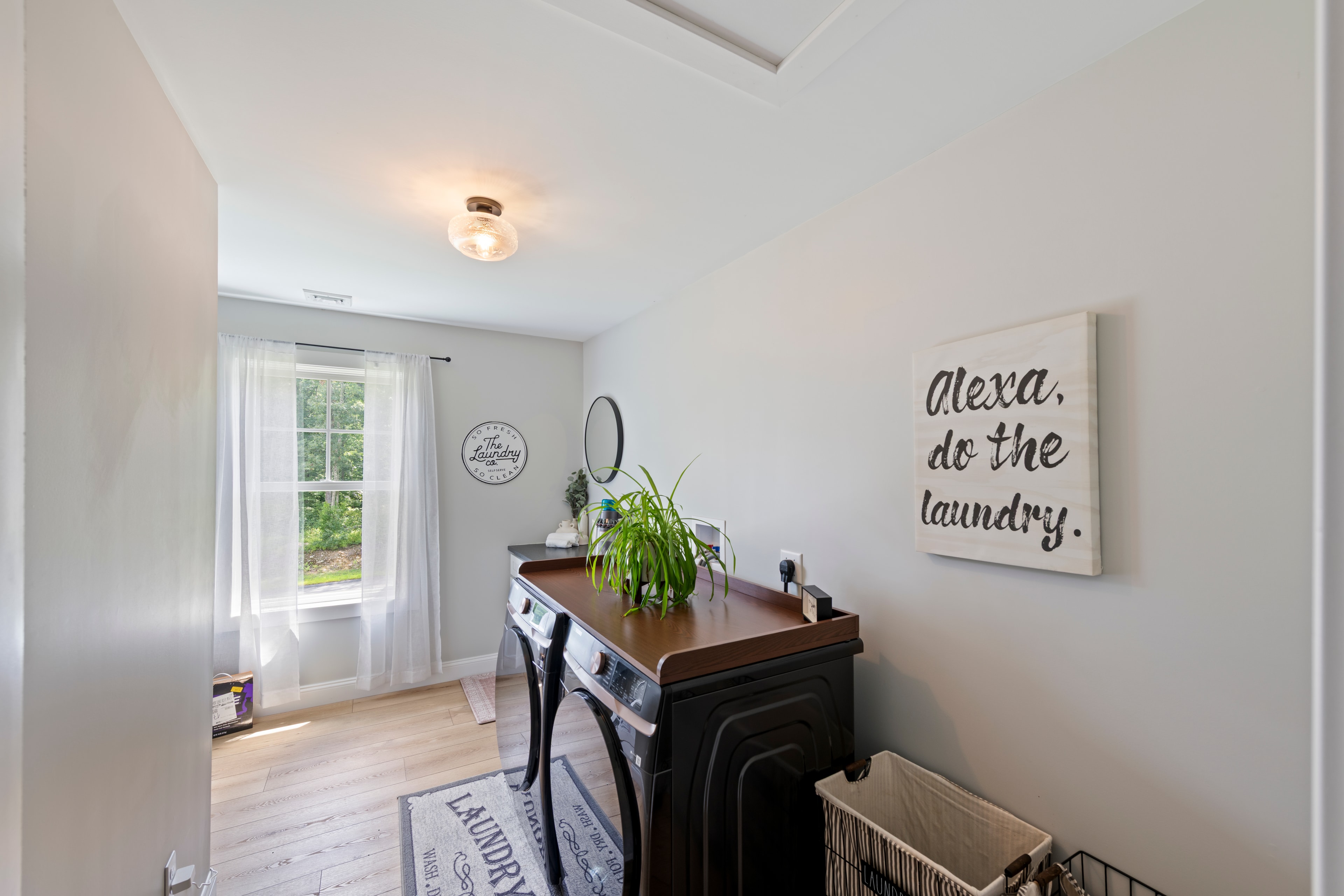 Laundry room, styled