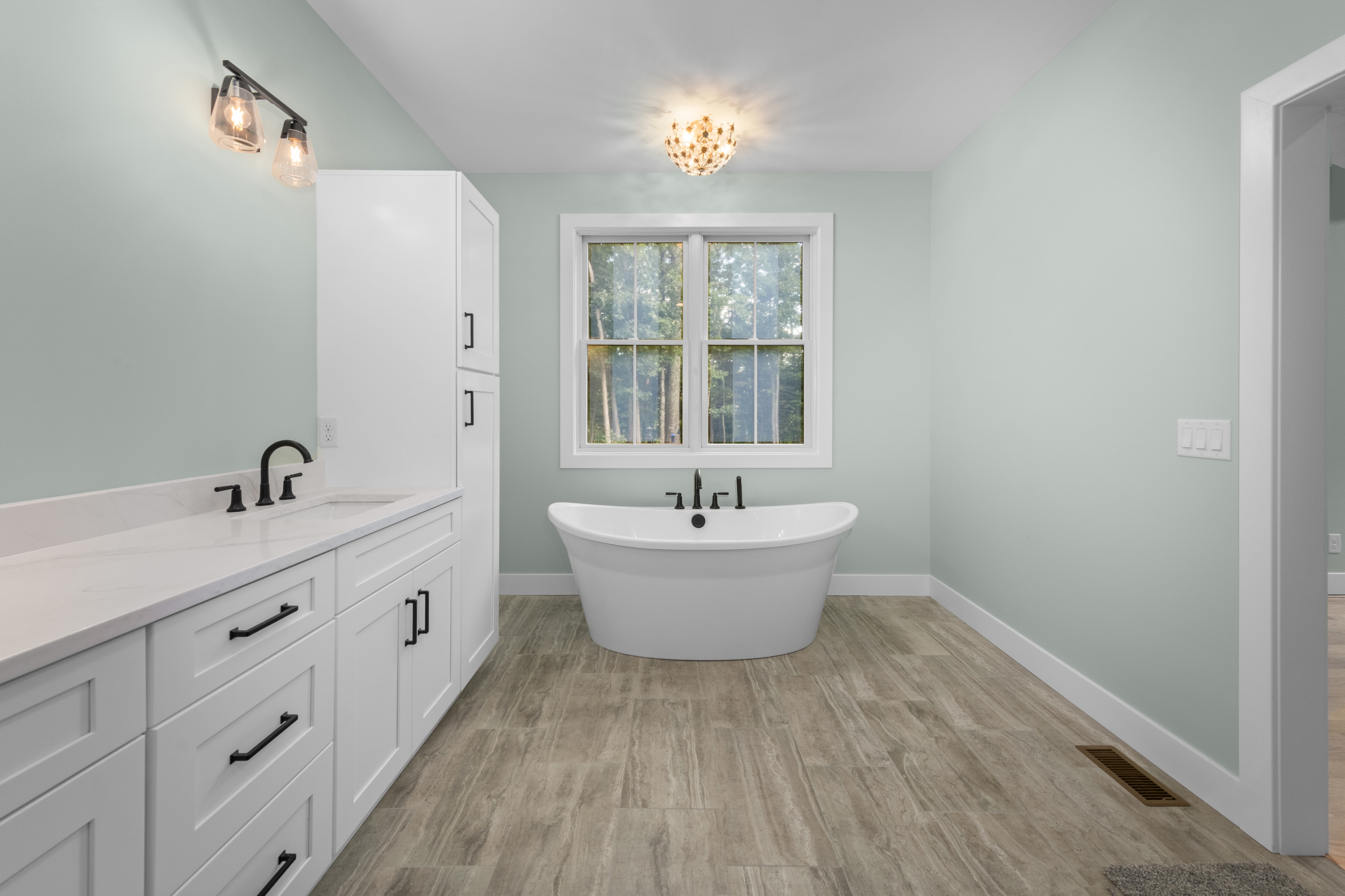 Sage master bath, soaking tub